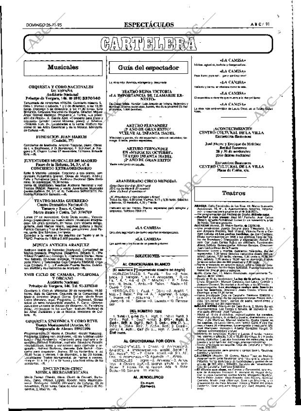 ABC MADRID 26-11-1995 página 91