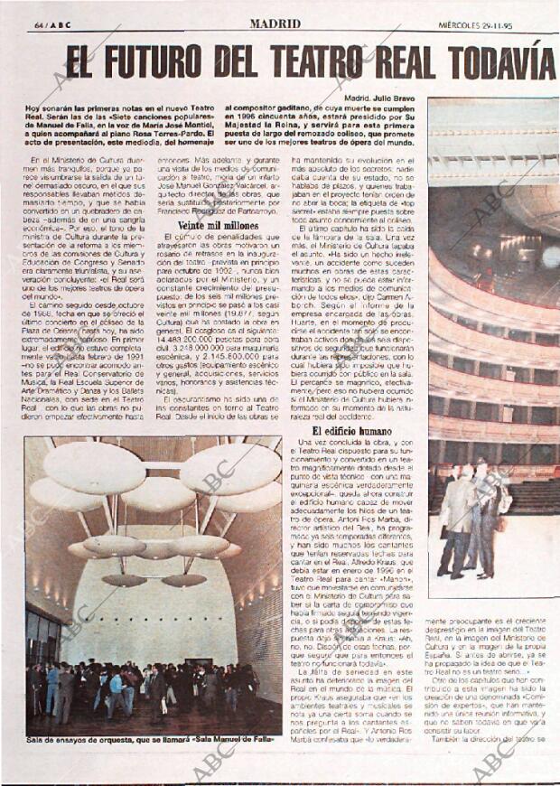 ABC MADRID 29-11-1995 página 64