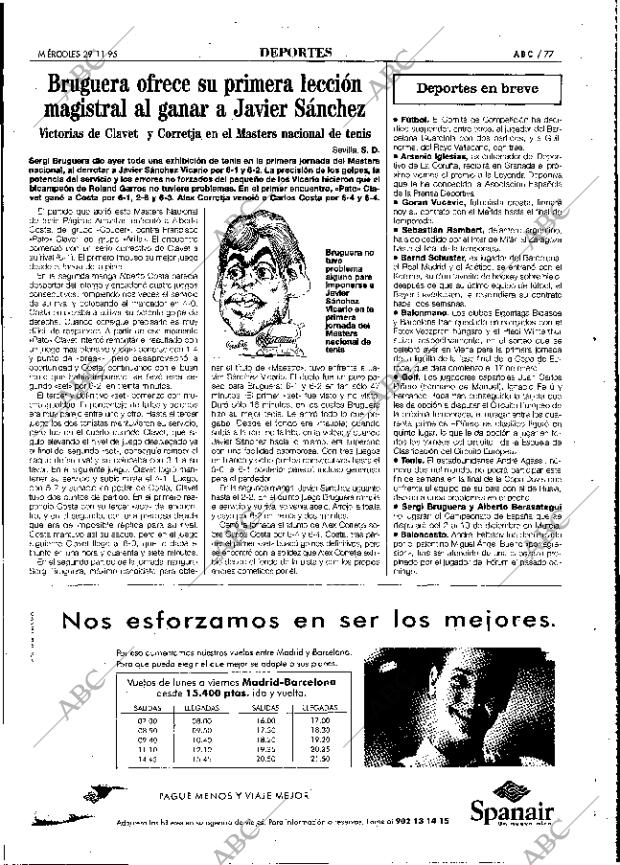 ABC MADRID 29-11-1995 página 77