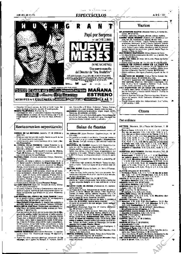 ABC MADRID 30-11-1995 página 101