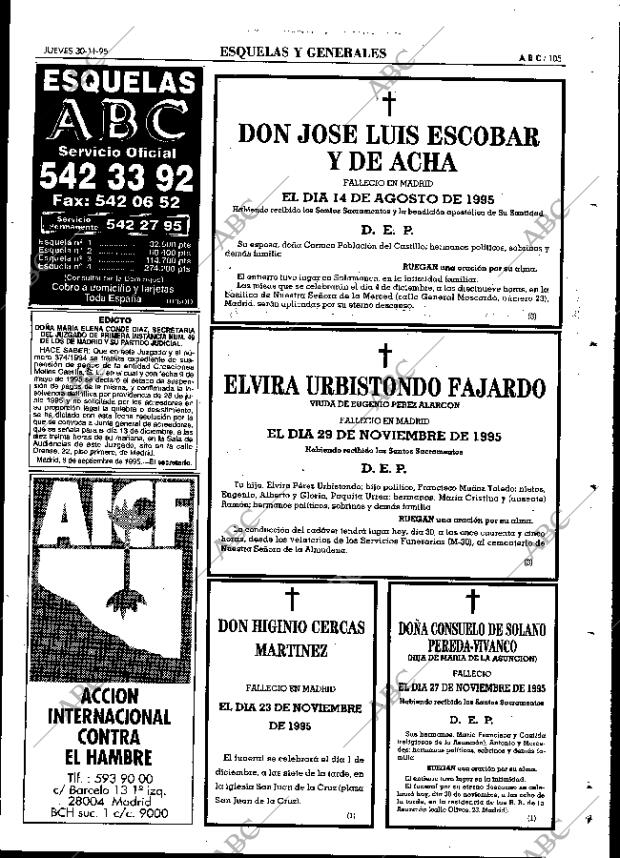 ABC MADRID 30-11-1995 página 105