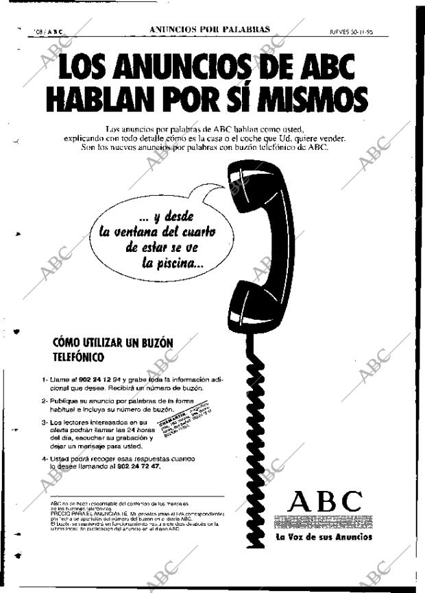 ABC MADRID 30-11-1995 página 108