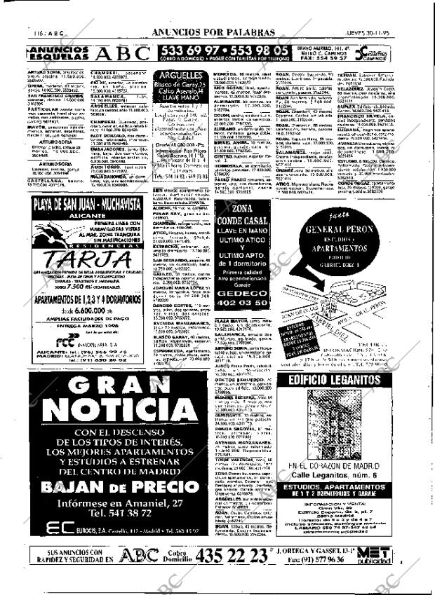 ABC MADRID 30-11-1995 página 116