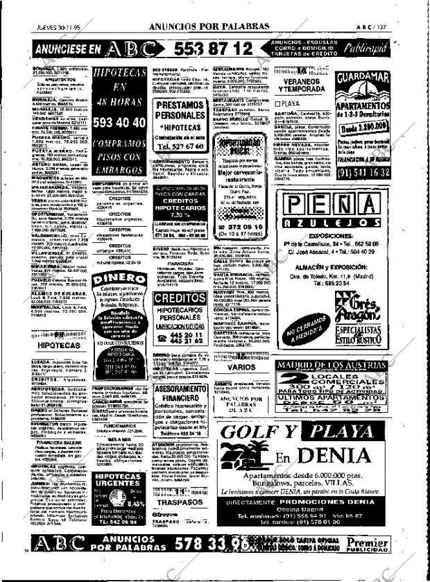 ABC MADRID 30-11-1995 página 127