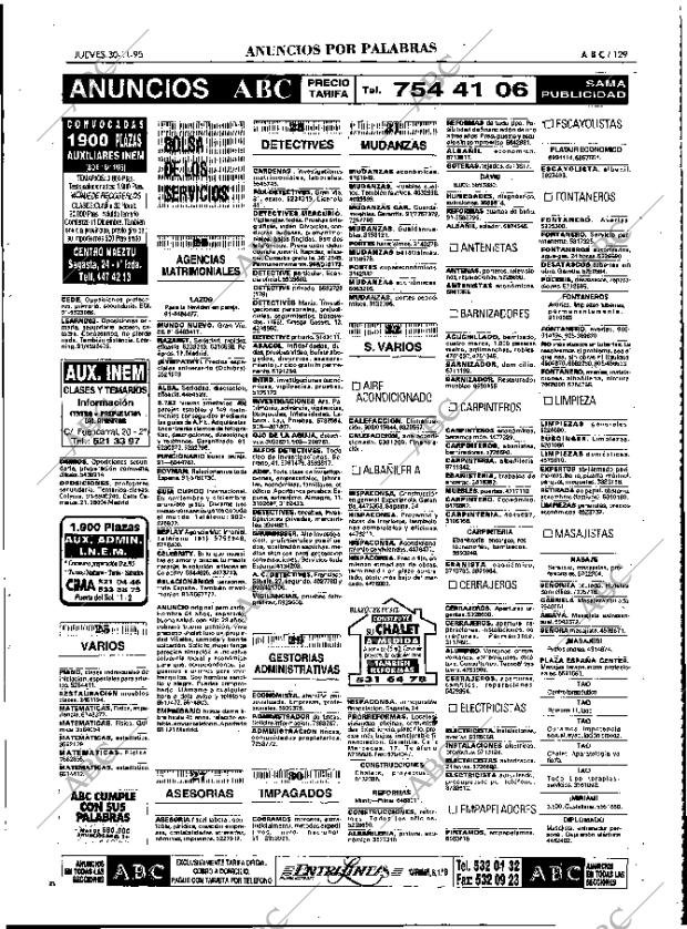 ABC MADRID 30-11-1995 página 129