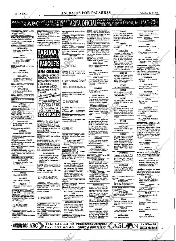 ABC MADRID 30-11-1995 página 130