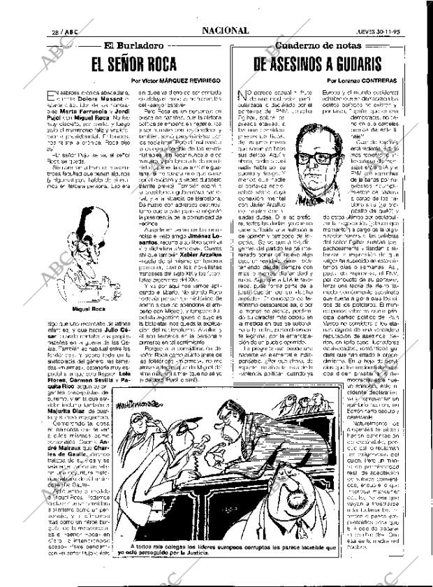 ABC MADRID 30-11-1995 página 28