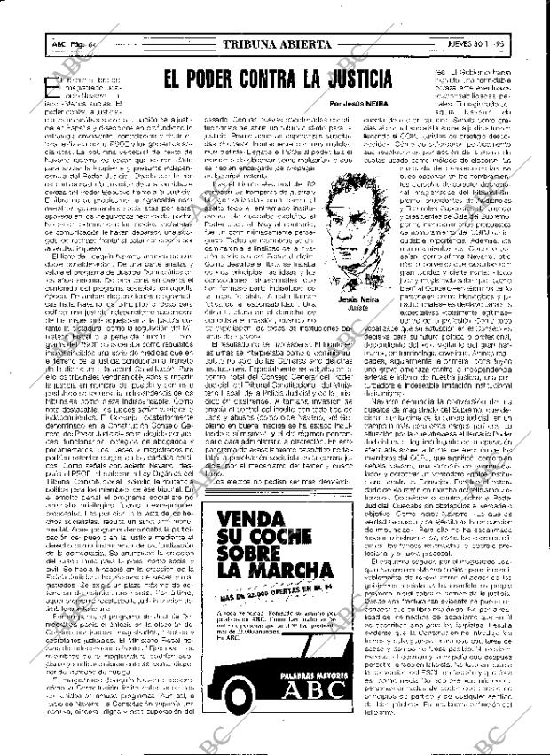 ABC MADRID 30-11-1995 página 64
