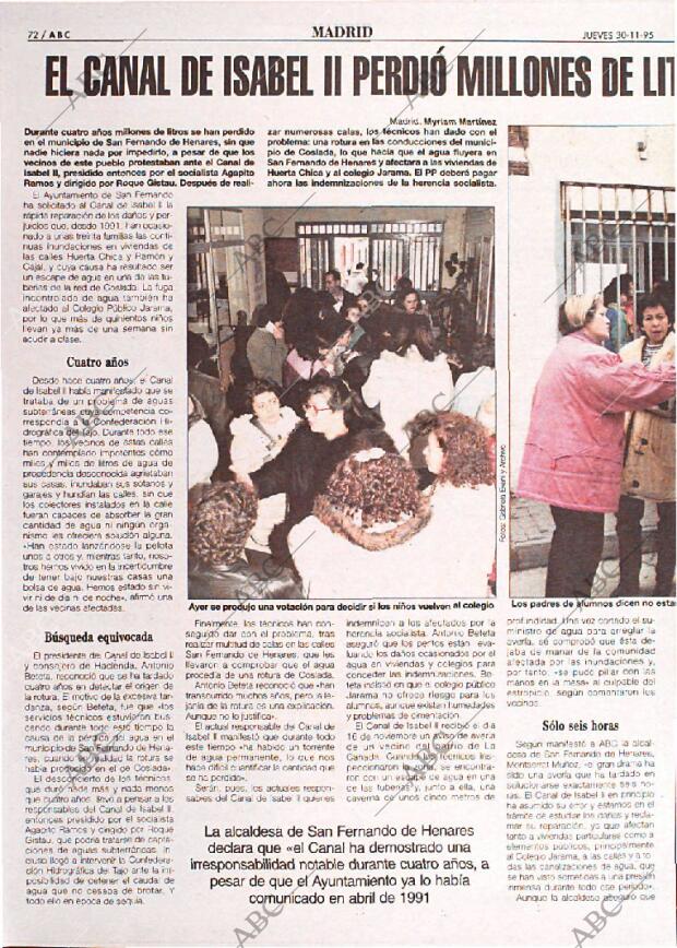ABC MADRID 30-11-1995 página 72