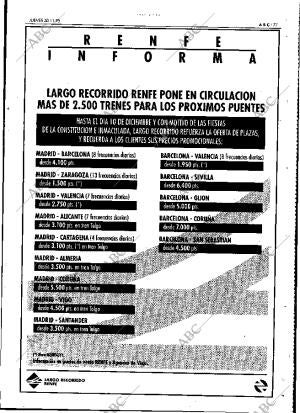 ABC MADRID 30-11-1995 página 77