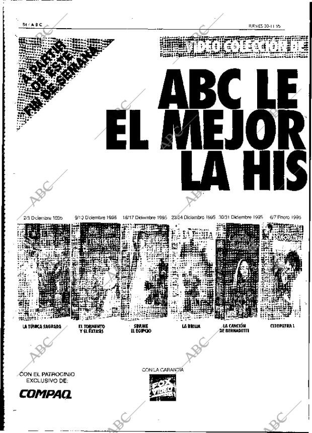 ABC MADRID 30-11-1995 página 84
