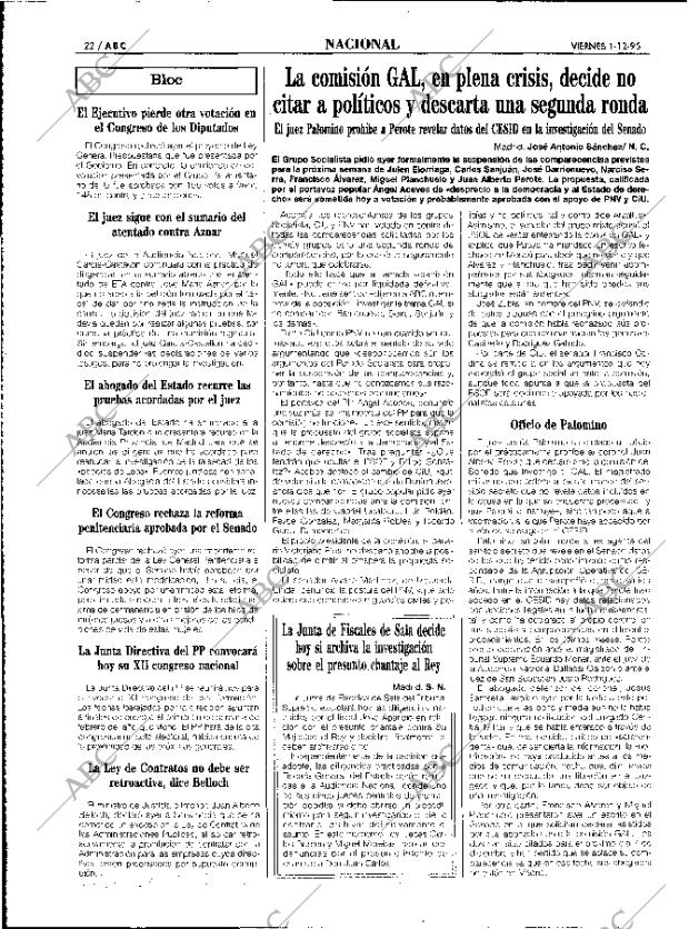 ABC MADRID 01-12-1995 página 22