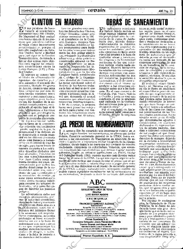 ABC SEVILLA 03-12-1995 página 23