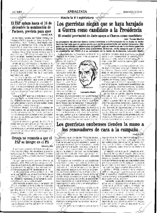 ABC SEVILLA 03-12-1995 página 44