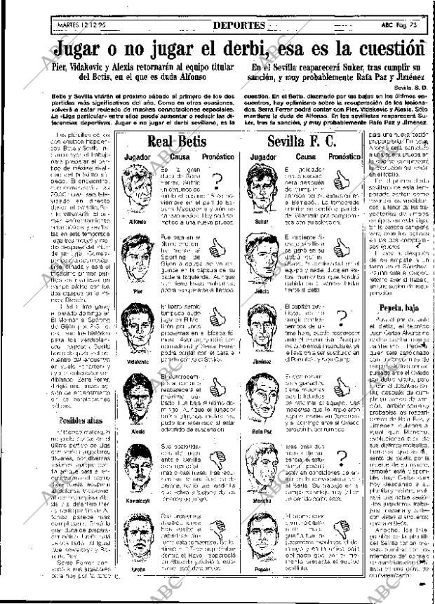 ABC SEVILLA 12-12-1995 página 73