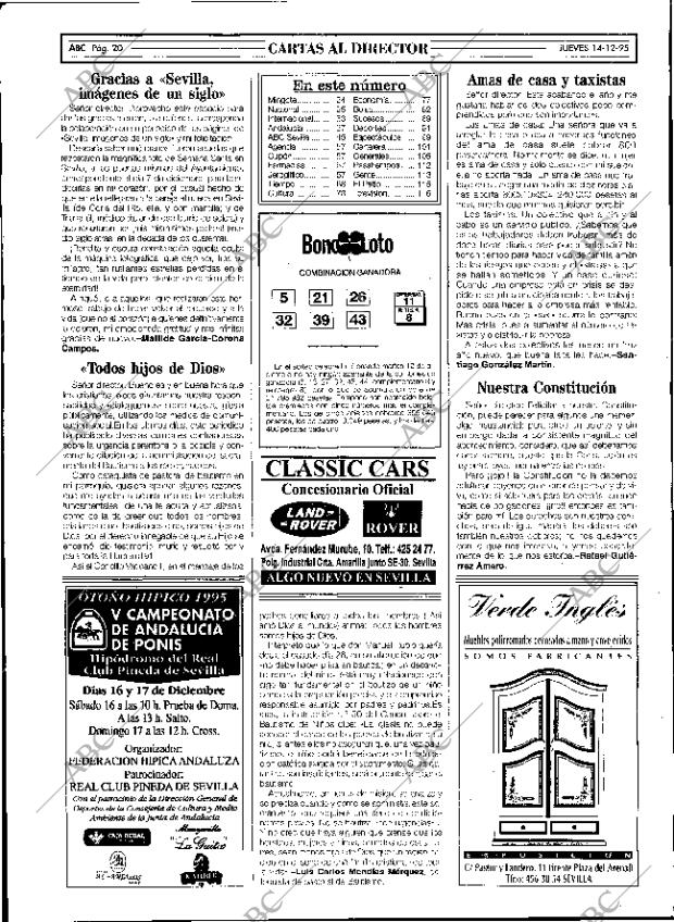 ABC SEVILLA 14-12-1995 página 20