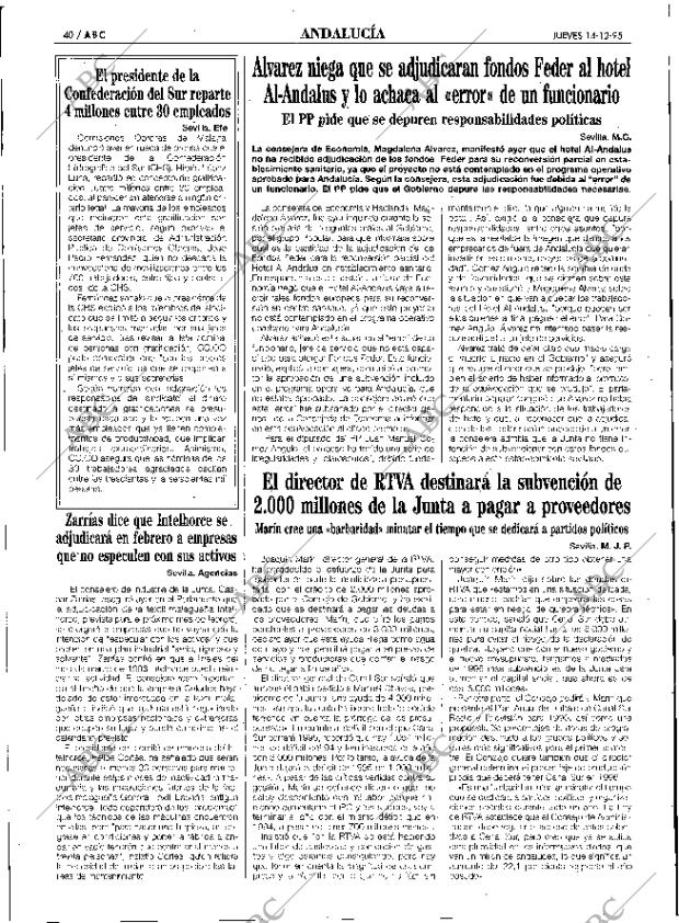 ABC SEVILLA 14-12-1995 página 40