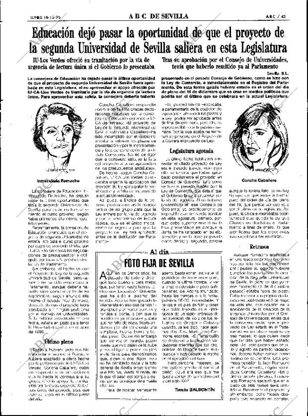 ABC SEVILLA 18-12-1995 página 43