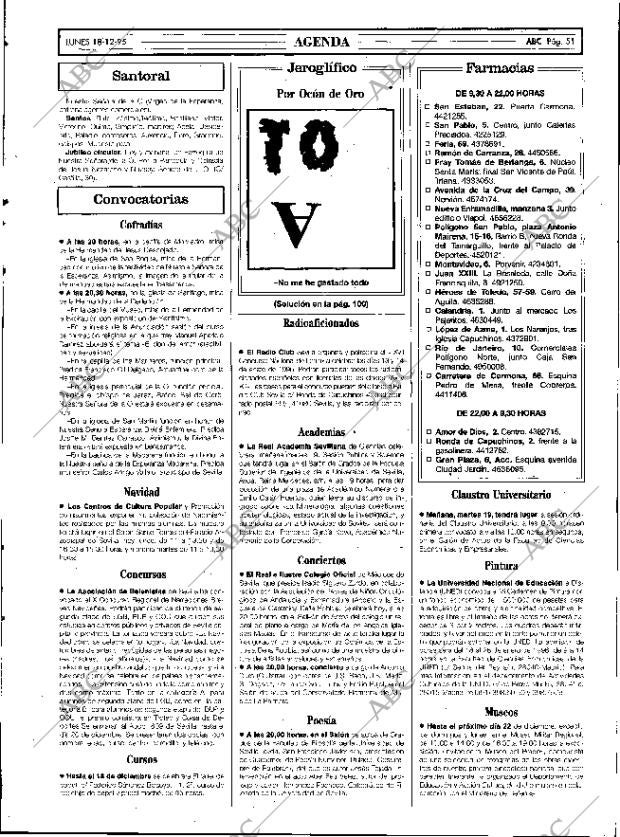 ABC SEVILLA 18-12-1995 página 51