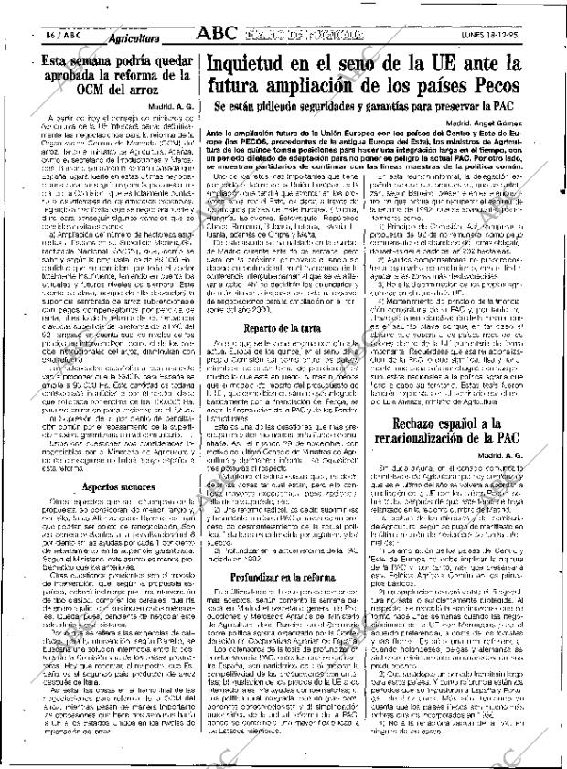 ABC SEVILLA 18-12-1995 página 86