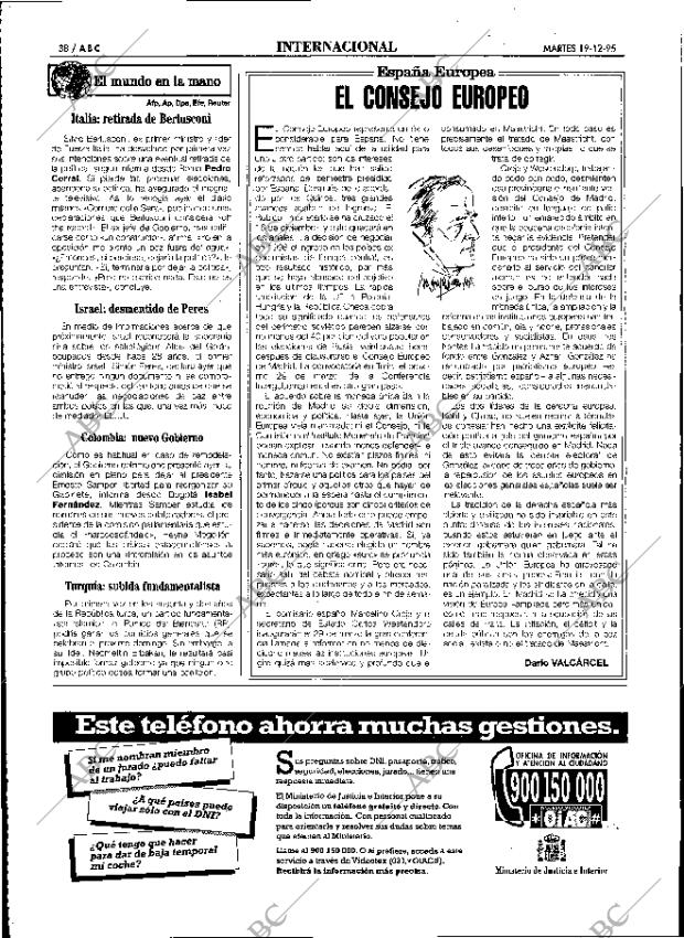 ABC MADRID 19-12-1995 página 38