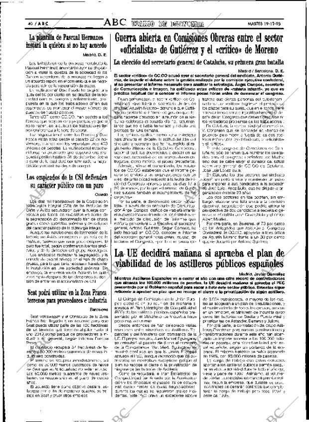 ABC MADRID 19-12-1995 página 40