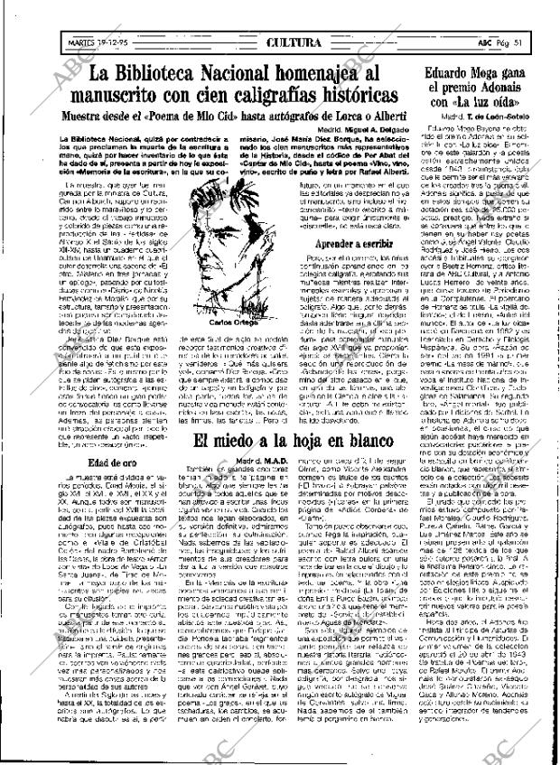 ABC MADRID 19-12-1995 página 51