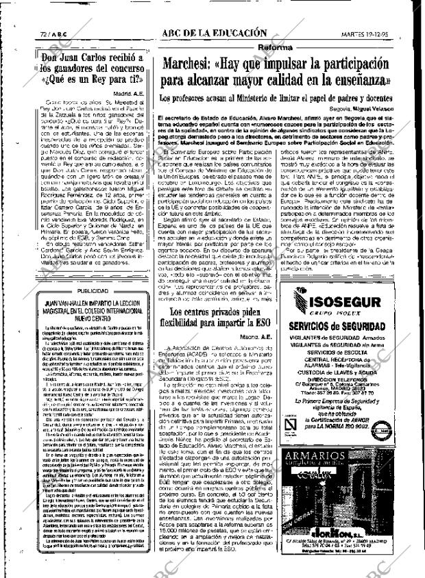 ABC MADRID 19-12-1995 página 72