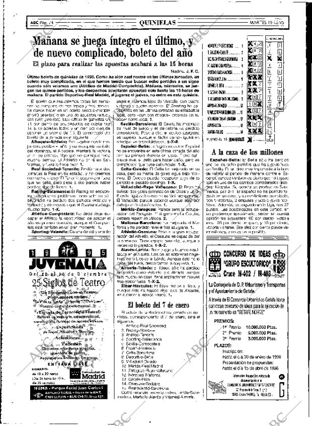 ABC MADRID 19-12-1995 página 74