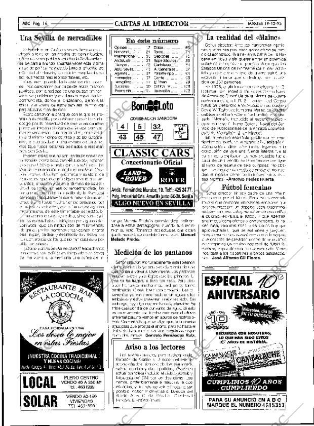 ABC SEVILLA 19-12-1995 página 16