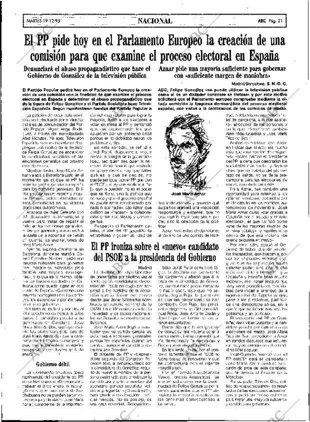 ABC SEVILLA 19-12-1995 página 21