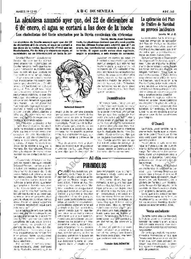 ABC SEVILLA 19-12-1995 página 45