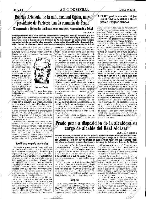 ABC SEVILLA 19-12-1995 página 46