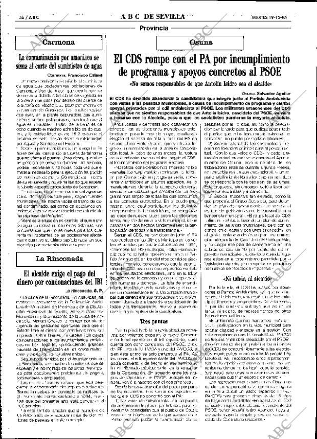 ABC SEVILLA 19-12-1995 página 56