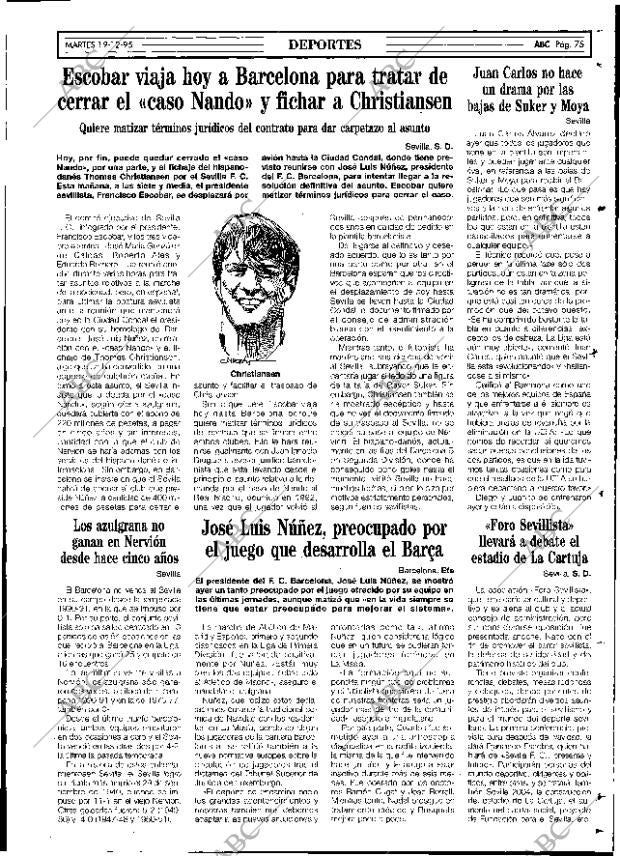 ABC SEVILLA 19-12-1995 página 75