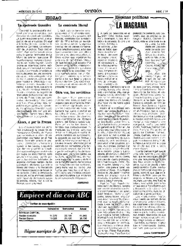 ABC SEVILLA 20-12-1995 página 19