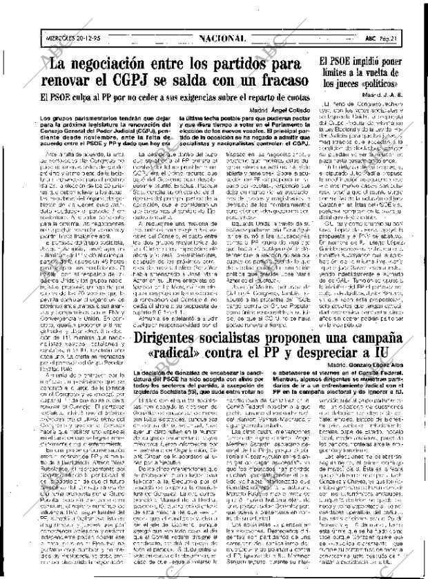 ABC SEVILLA 20-12-1995 página 21