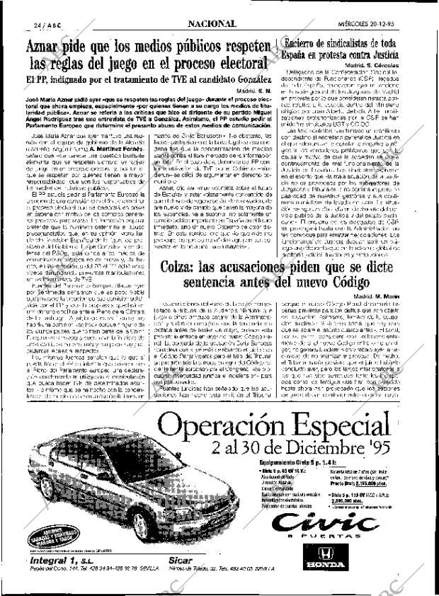 ABC SEVILLA 20-12-1995 página 24