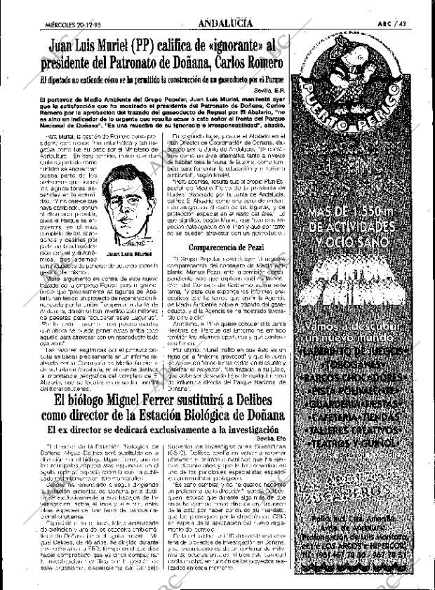 ABC SEVILLA 20-12-1995 página 43