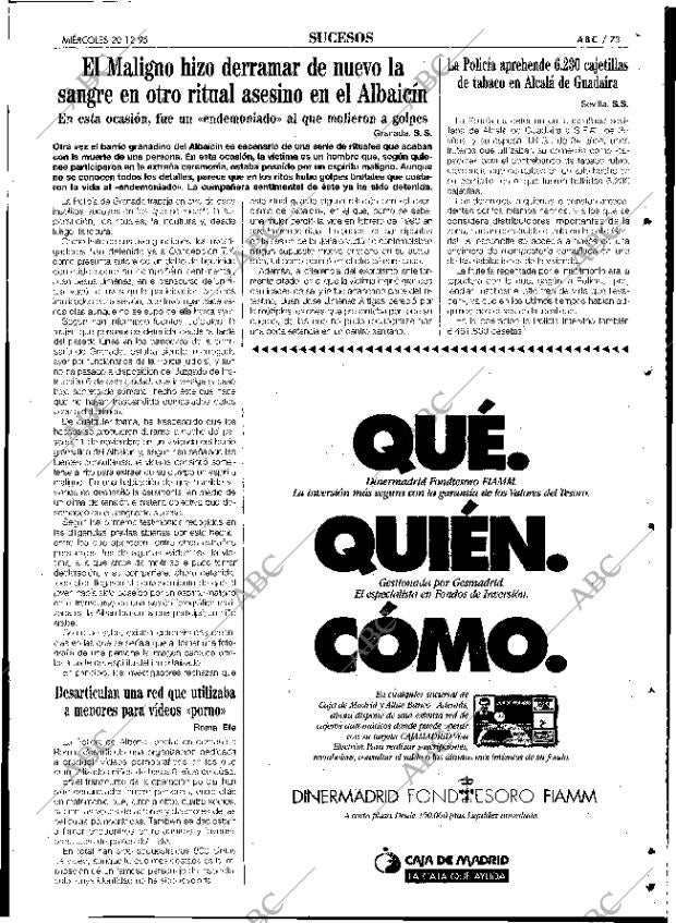 ABC SEVILLA 20-12-1995 página 73