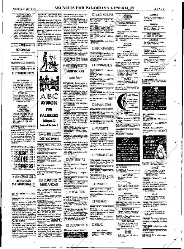 ABC SEVILLA 20-12-1995 página 91