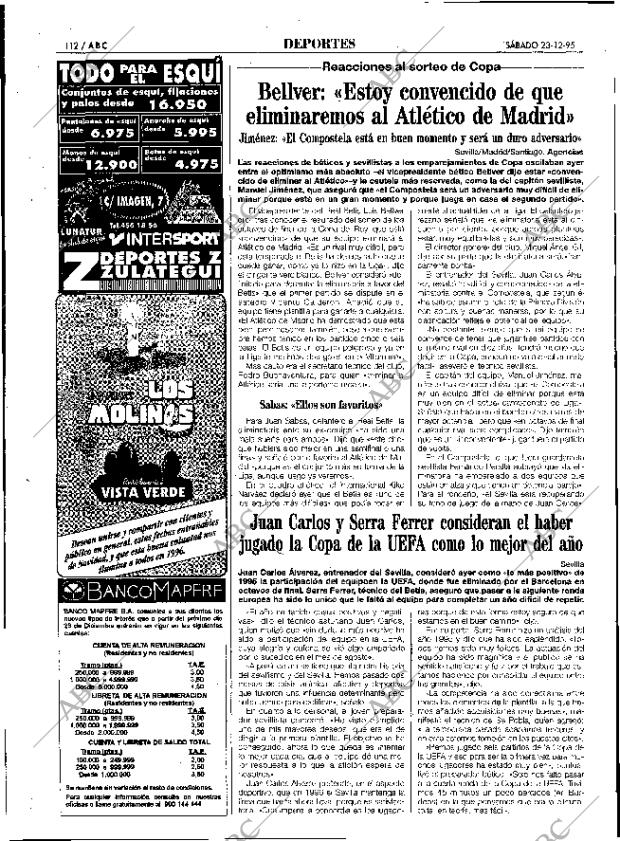 ABC SEVILLA 23-12-1995 página 112