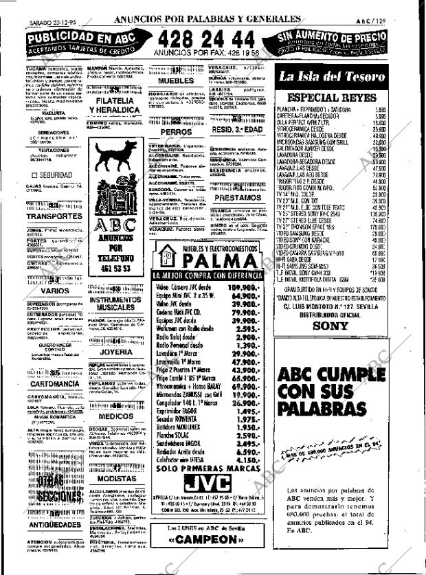 ABC SEVILLA 23-12-1995 página 129