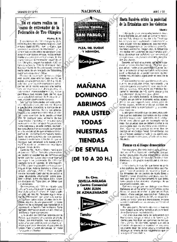 ABC SEVILLA 23-12-1995 página 33