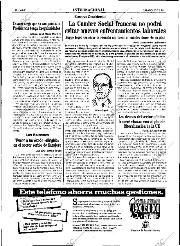 ABC SEVILLA 23-12-1995 página 38