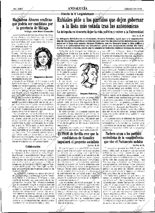 ABC SEVILLA 23-12-1995 página 44