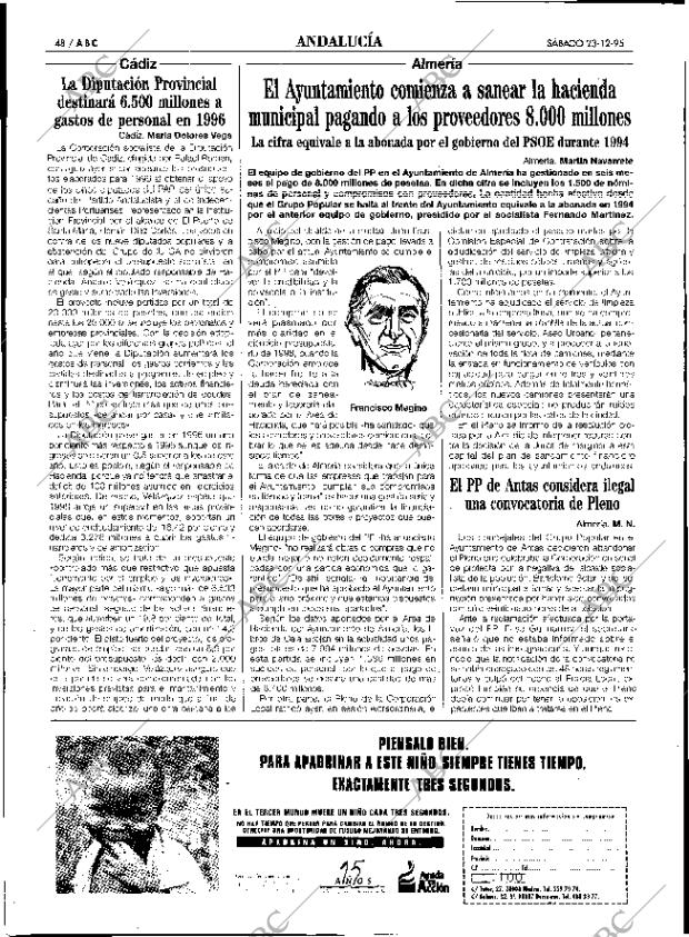 ABC SEVILLA 23-12-1995 página 48