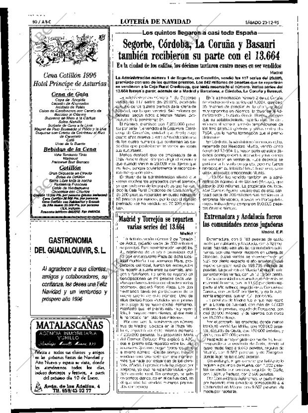 ABC SEVILLA 23-12-1995 página 80