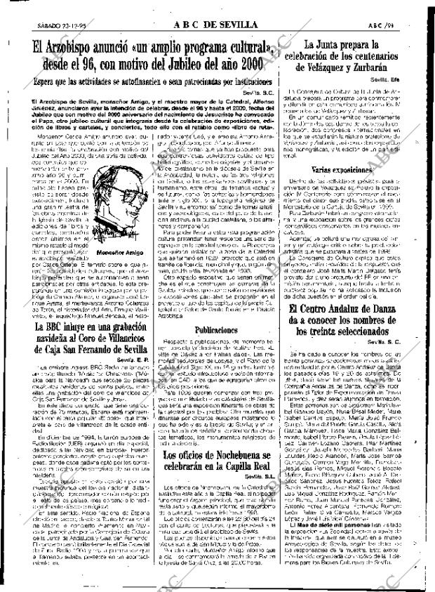 ABC SEVILLA 23-12-1995 página 91