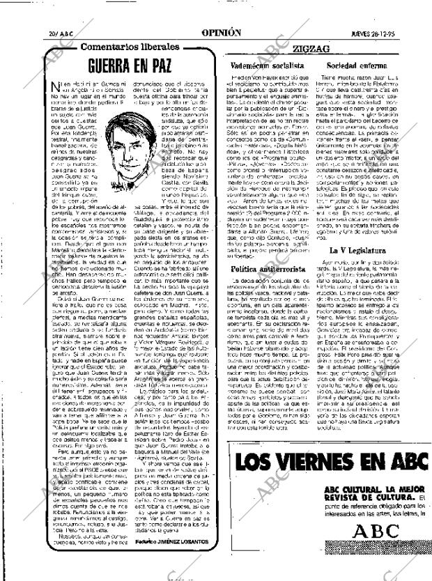 ABC MADRID 28-12-1995 página 20